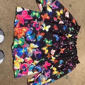 Colorful Butterfly Print Women's Blouse